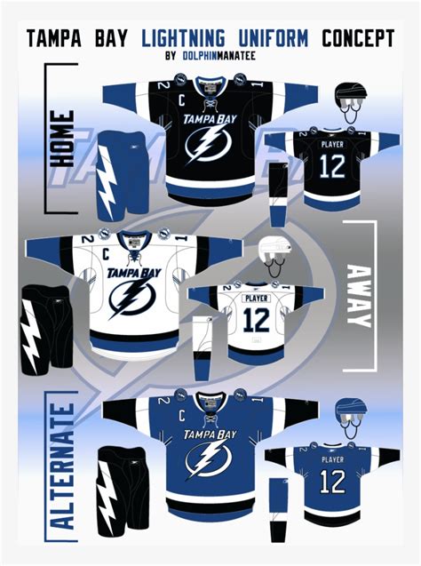 tampa bay lightning jersey design